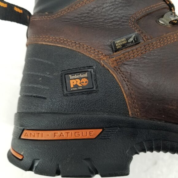 Timberland PRO® Men's ENDURANCE 6" STEEL TOE BOOT Construction 52562 Sz 13 - Picture 8 of 12